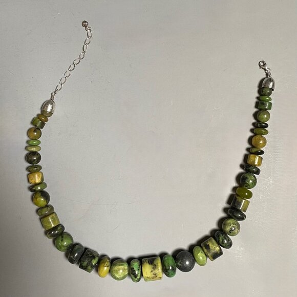 Mine Finds by Jay King Green Turquoise Bead Necklace - Picture 5 of 7